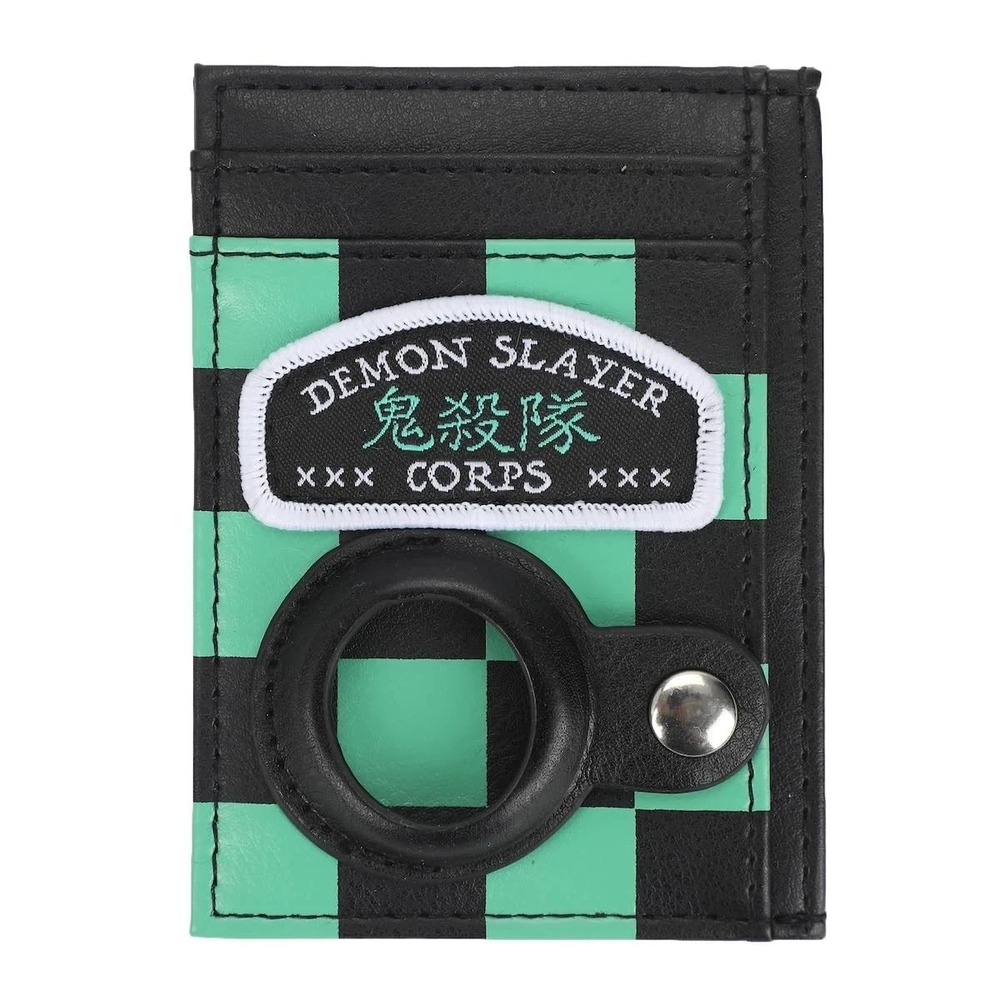 Bioworld Demon Slayer Corps Men's Black & Green Tracker Pouch Wallet